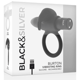 BLACK&SILVER - BURTON RING 10 VIBRATIONSMODI SCHWARZ - Vanelion Paradise