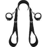 FETISH SUBMISSIVE - POSITION MIT OFFENEN BEINEN UND HANDSCHELLEN MIT NEOPREN-FUTTER - Vanelion Paradise