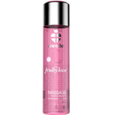 SWEDE - FRUITY LOVE MASSAGEÖL MIT WÄRMENDEM EFFEKT ERDBEERSCHAUMWEIN 120 ML - Vanelion Paradise