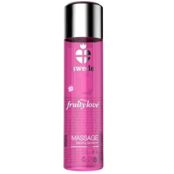 SWEDE - FRUITY LOVE MASSAGEÖL MIT WÄRMENDEM EFFEKT, ROSA GRAPEFRUIT MIT MANGO 60 ML - Vanelion Paradise