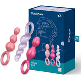 SATISFYER - ANALPLUGS SET 3 ST TRICOLOR - Vanelion Paradise