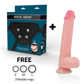 ROCKARMY - ARN S + FLÜSSIGER SILIKON DILDO PREMIUM KINGCOBRA 24 CM -O- 4.77 CM - Vanelion Paradise