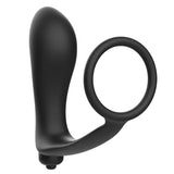 ADDICTED TOYS - VIBRATORISCHER ANALPLUG MIT PENISRING - Vanelion Paradise