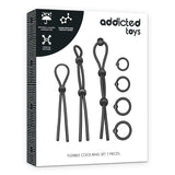 ADDICTED TOYS - FLEXIBLES SILIKON-COCKRING-SET 7-TEILIG - Vanelion Paradise
