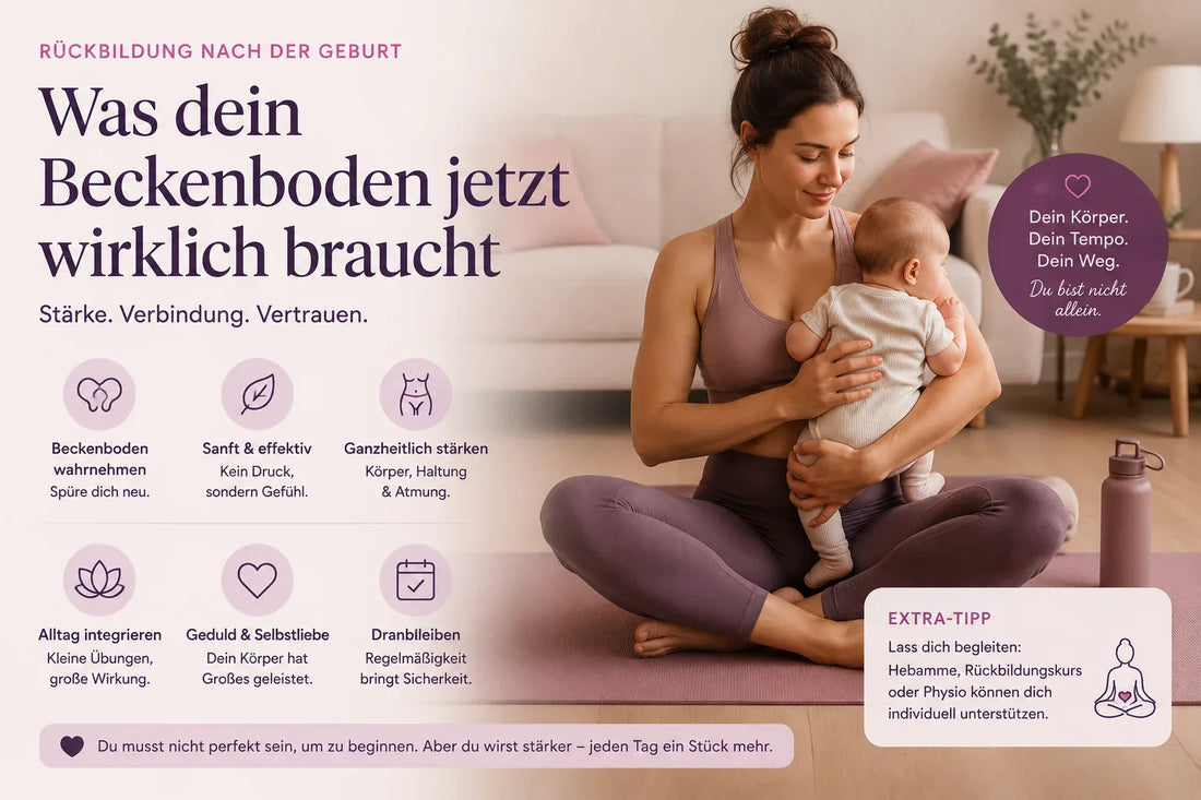 Rückbildung nach der Geburt: Was dein Beckenboden jetzt wirklich braucht