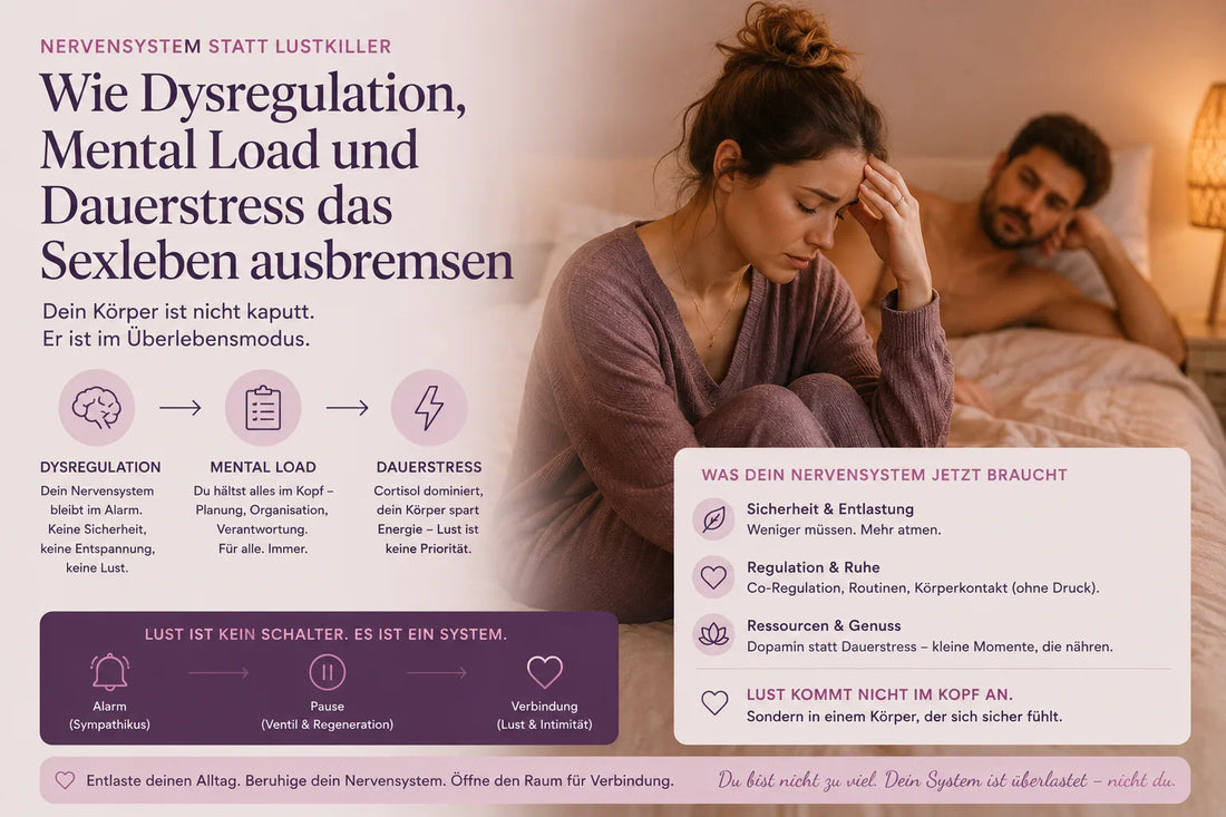 Nervensystem statt Lustkiller: Wie Dysregulation, Mental Load und Dauerstress das Sexleben ausbremsen