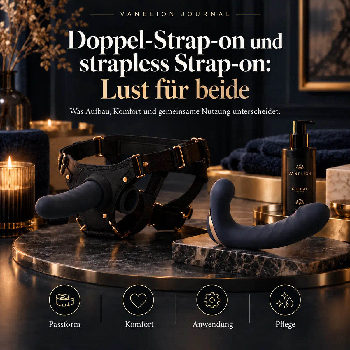 Doppel-Strap-on und strapless Strap-on: Lust für beide