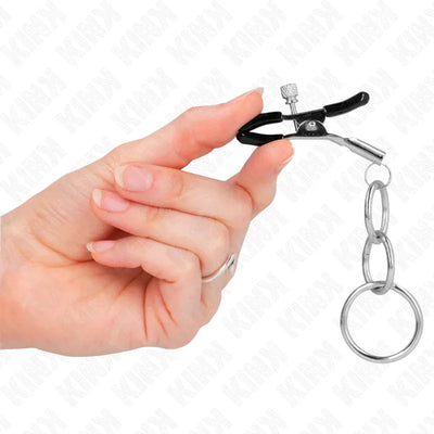 Verstellbare Nippelklemmen als BDSM-Zubehör für Paare