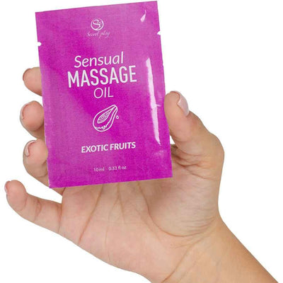Aromatisiertes Massageöl für sinnliche Paarmassagen