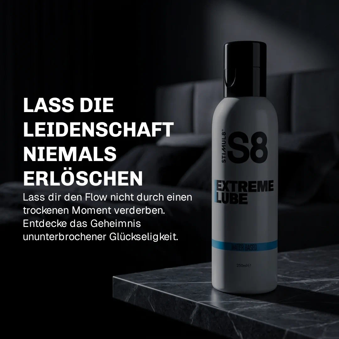 STIMUL8 S8 Extreme Gleitgel 250 ml - Wasserbasis-Gleitgel für Intensität
