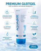 Aquaglide Gleitmittel 200 ml - Natürliches Wasserbasis-Gleiten