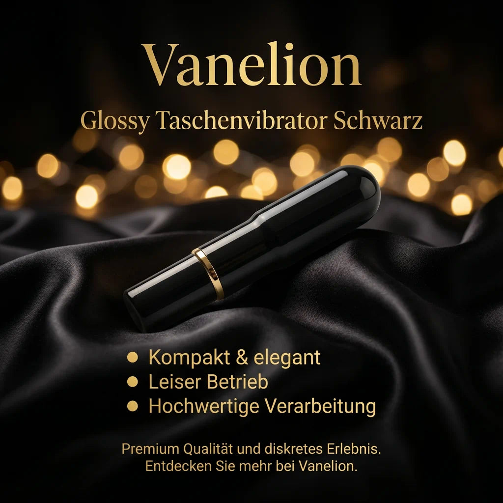GLOSSY - VIBRATORE TASCABILE NERO