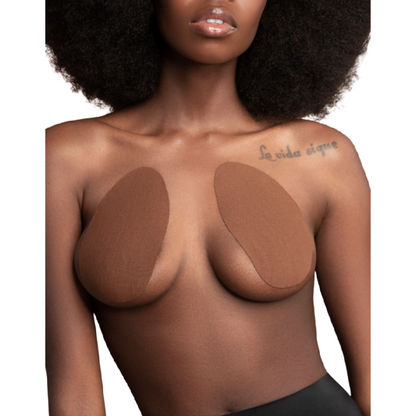 BYE-BRA - BRUSTVERSTRKER + 3 PAARE SATIN BEIGE CUP A/C