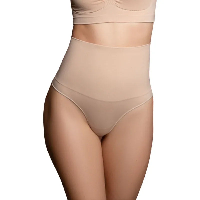 BYE-BRA - NAHTLOSER GÜRTEL STIL TANGA SCHWARZ GRÖSSE S - Vanelion Paradise