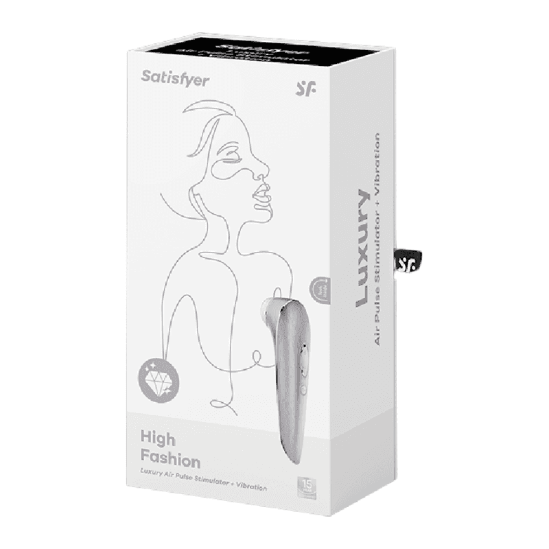 SATISFYER - HIGH FASHION LUXUS LUFTPULSSTIMULATOR + VIBRATION - Vanelion Paradise