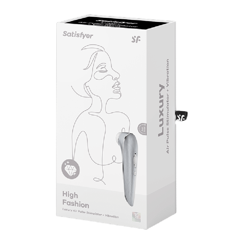 SATISFYER - HIGH FASHION LUXUS LUFTPULSSTIMULATOR + VIBRATION