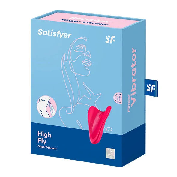 SATISFYER - HIGH FLY FINGERVIBRATOR FUCHSIA - Vanelion Paradise
