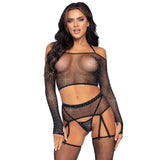 LEG AVENUE - VIERTEILIGES SET IN EINER GRÖSSE - Vanelion Paradise