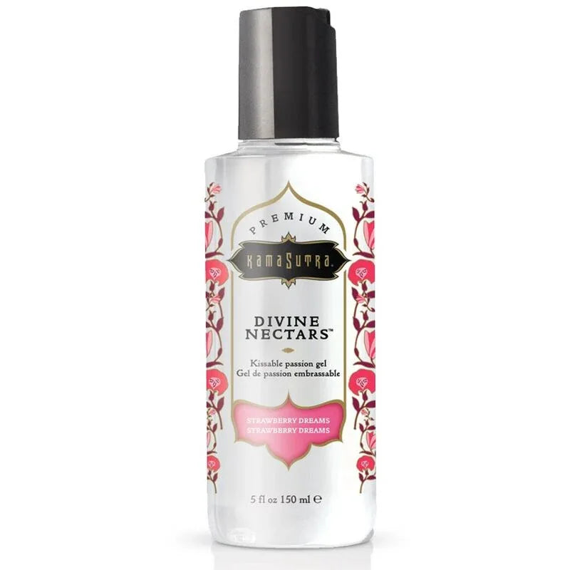 KAMASUTRA - DIVINE NECTARS STRAWBERRY DREAM SCHMIERMITTEL 150 ML - Vanelion Paradise