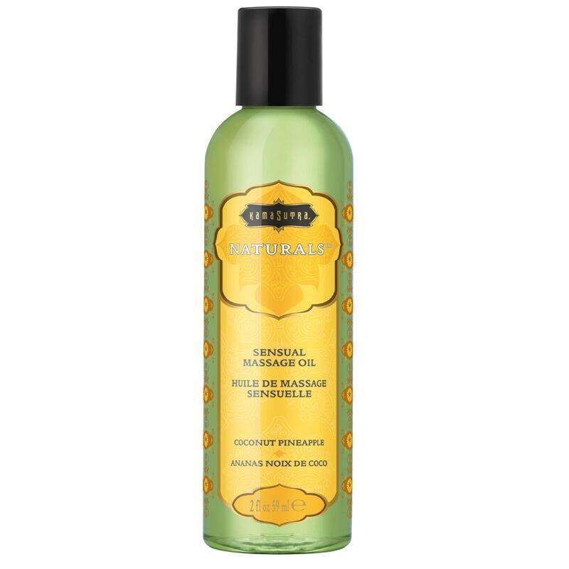 KAMASUTRA - NATÜRLICHES KOKOSNUSS- UND ANANAS-MASSAGEÖL 59 ML - Vanelion Paradise
