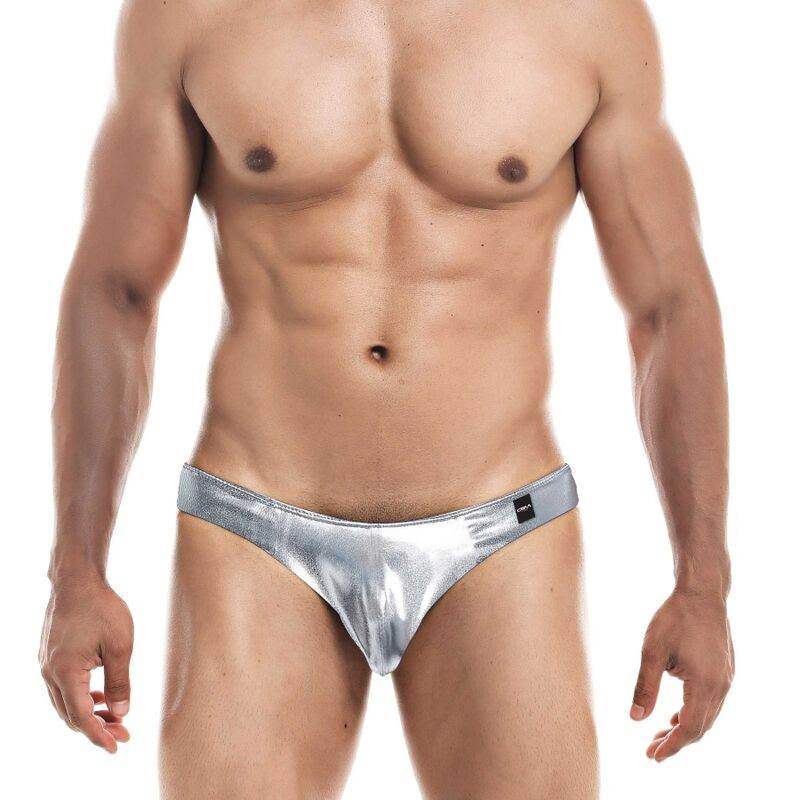 CUT4MEN - CALZONCILLO CORTE BAJO PLATEADO XL - Vanelion Paradise