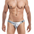 CUT4MEN - CALZONCILLO CORTE BAJO PLATEADO XL - Vanelion Paradise