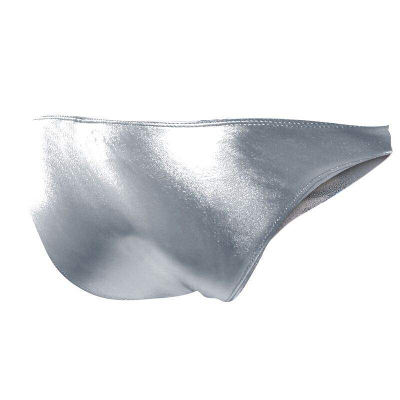 CUT4MEN - CALZONCILLO CORTE BAJO PLATEADO XL - Vanelion Paradise