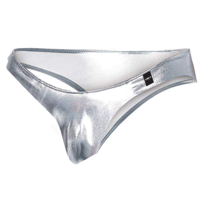 CUT4MEN - CALZONCILLO CORTE BAJO PLATEADO XL - Vanelion Paradise