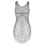 OBSESSIVE - D607 NETZKLEID EINE GRÖSSE - Vanelion Paradise