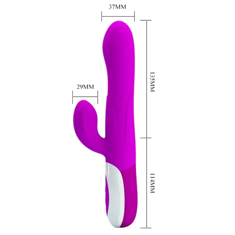PRETTY LOVE - DEMPSEY WIEDERAUFLADBARER AUFBLASBARER VIBRATOR - Vanelion Paradise
