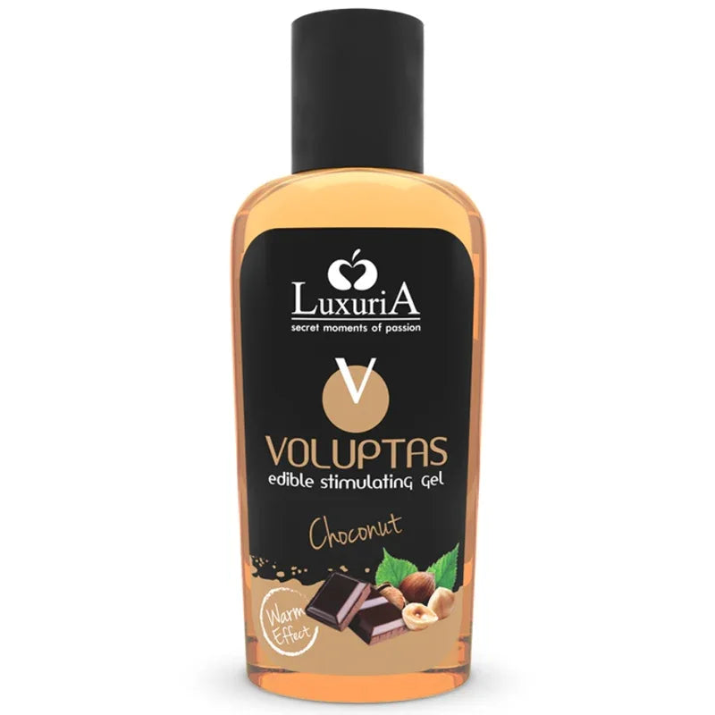 INTIMATELINE LUXURIA - VOLUPTAS ESSBARES MASSAGEGEL MIT WÄRMENDEM EFFEKT - SCHOKO 100 ML - Vanelion Paradise