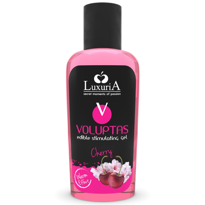 INTIMATELINE LUXURIA - VOLUPTAS ESSBARES MASSAGEGEL MIT WÄRMENDEM EFFEKT - KIRSCH 100 ML