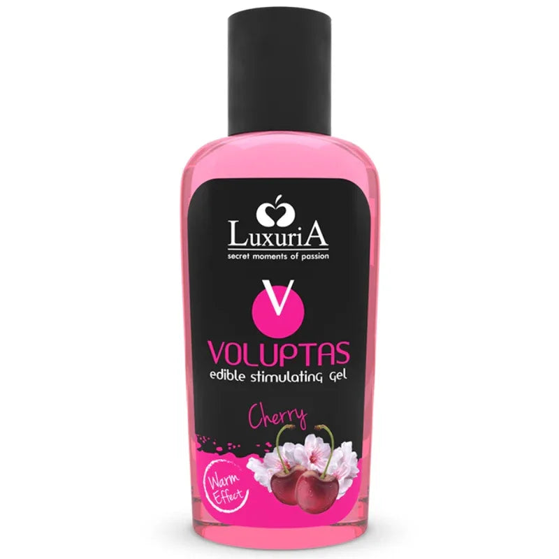 INTIMATELINE LUXURIA - VOLUPTAS ESSBARES MASSAGEGEL MIT WÄRMENDEM EFFEKT - KIRSCH 100 ML - Vanelion Paradise