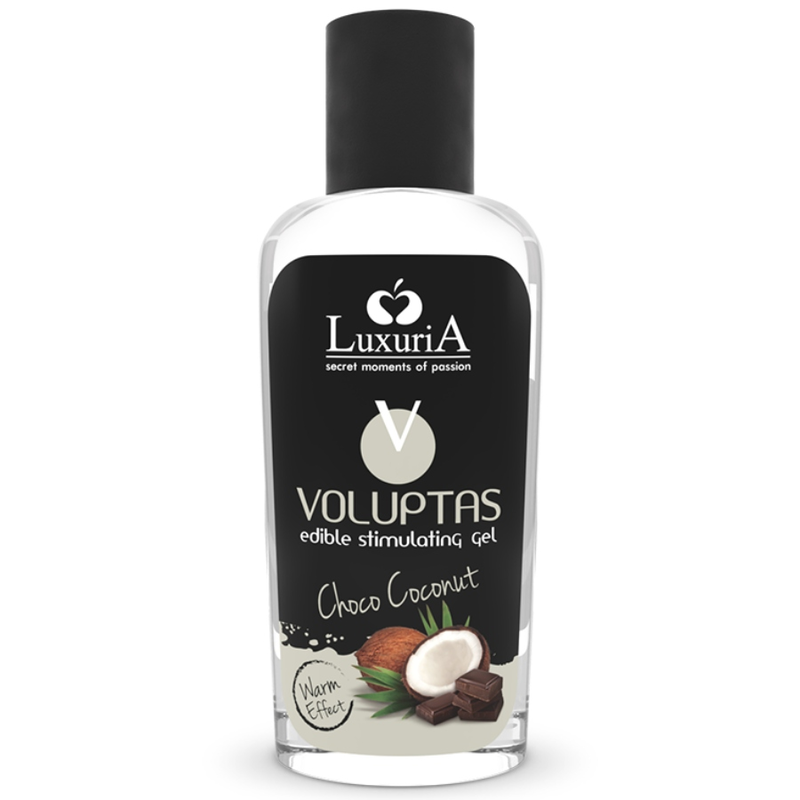 INTIMATELINE LUXURIA - VOLUPTAS ESSBARES MASSAGEGEL MIT WÄRMENDEM EFFEKT - KOKOSNUSS UND CREME 100 ML