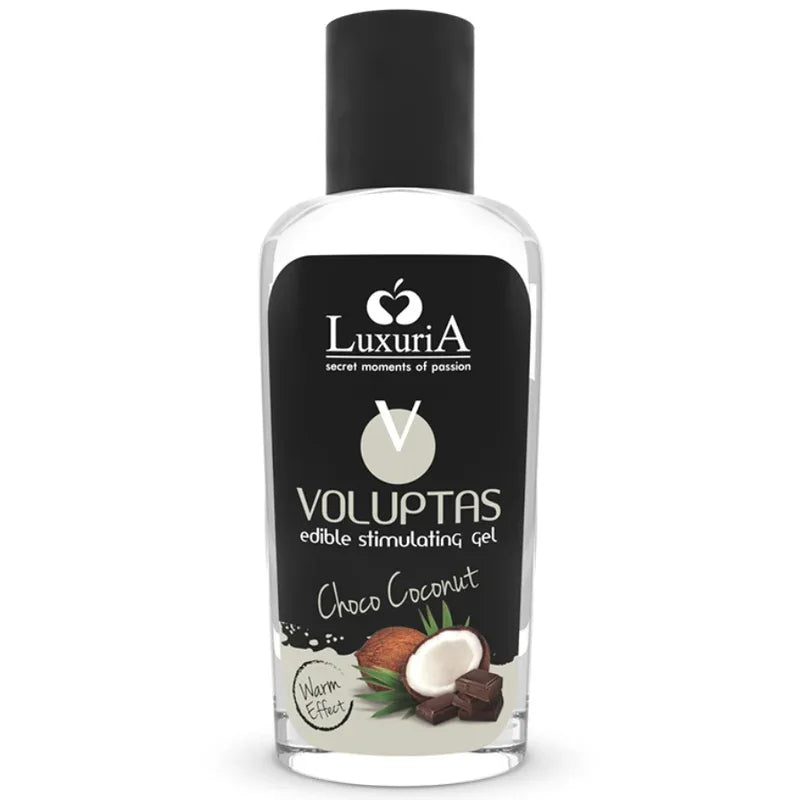 INTIMATELINE LUXURIA - VOLUPTAS ESSBARES MASSAGEGEL MIT WÄRMENDEM EFFEKT - KOKOSNUSS UND CREME 100 ML - Vanelion Paradise