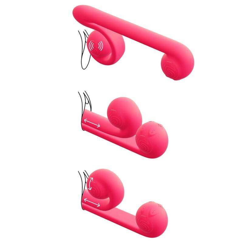 SNAIL VIBE - MULTIACTION VIBRATOR PINK - Vanelion Paradise