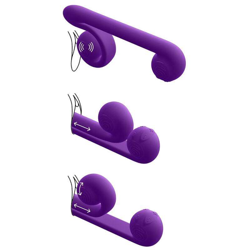 SNAIL VIBE - MULTIACTION VIBRATOR PURPLE - Vanelion Paradise