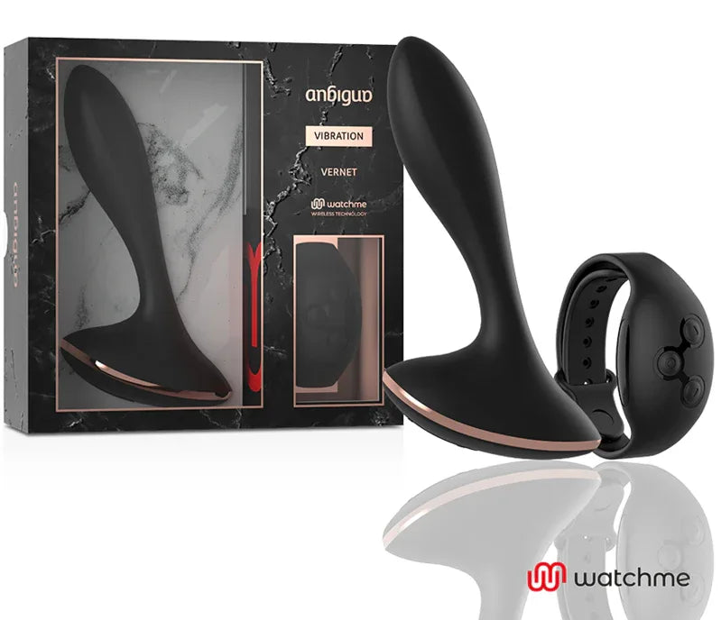 ANBIGUO - WATCHME VIBRATOR MIT FERNBEDIENUNG ANALSTECKER VERNET - Vanelion Paradise
