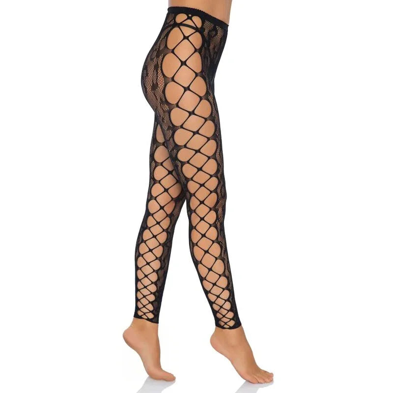 LEG AVENUE - FOOTLOSE CROTHLESS STRUMPFHOSEN, EINE GRÖSSE - Vanelion Paradise
