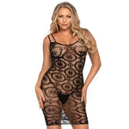 LEG AVENUE - DAISY CROCHET MINIKLEID, EINE GRÖSSE - Vanelion Paradise