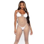 LEG AVENUE - GEWEBTES TWIST-NET-MAXIKLEID, EINE GRÖSSE - Vanelion Paradise