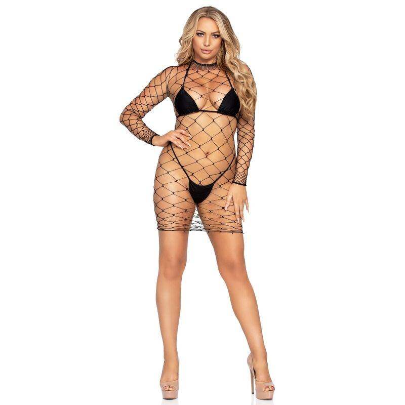 LEG AVENUE - FENCE NET MINIKLEID, EINE GRÖSSE - Vanelion Paradise