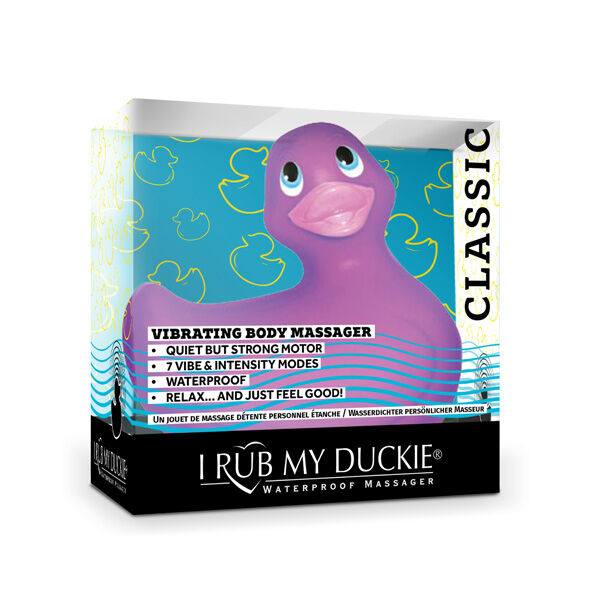 BIG TEASE TOYS - ICH RUBBE MEIN DUCKIE CLASSIC VIBRATING DUCK PURPLE