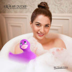 BIG TEASE TOYS - ICH RUBBE MEIN DUCKIE CLASSIC VIBRATING DUCK PURPLE - Vanelion Paradise