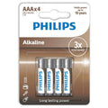 PHILIPS - ALKALINE BATTERIE AAA LR03 4ER PACK - Vanelion Paradise