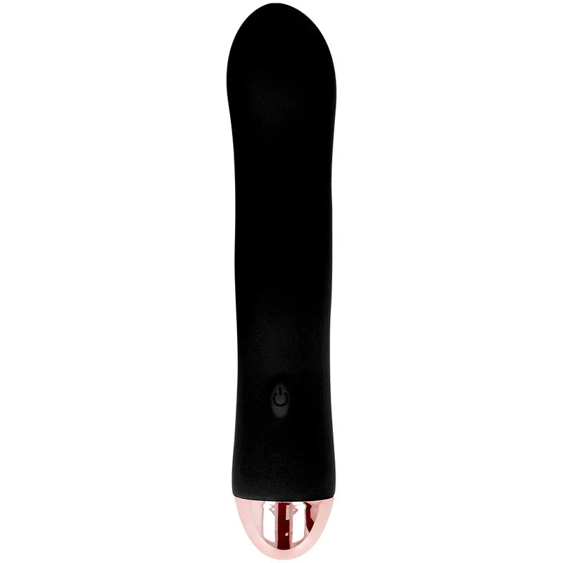 DOLCE VITA - AUFLADBARER VIBRATOR ZWEI SCHWARZ 7 GESCHWINDIGKEIT - Vanelion Paradise