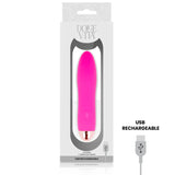 DOLCE VITA - AUFLADBARER VIBRATOR VIER ROSA 7 GESCHWINDIGKEITEN - Vanelion Paradise