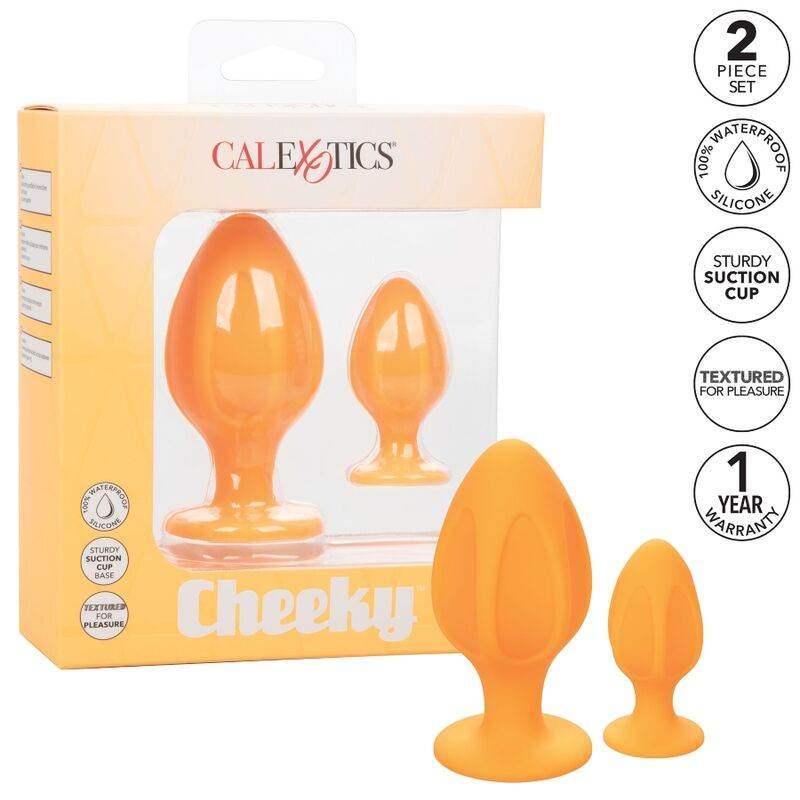 CALEXOTICS - CHEEKY BUTTPLUG ORANGE - Vanelion Paradise
