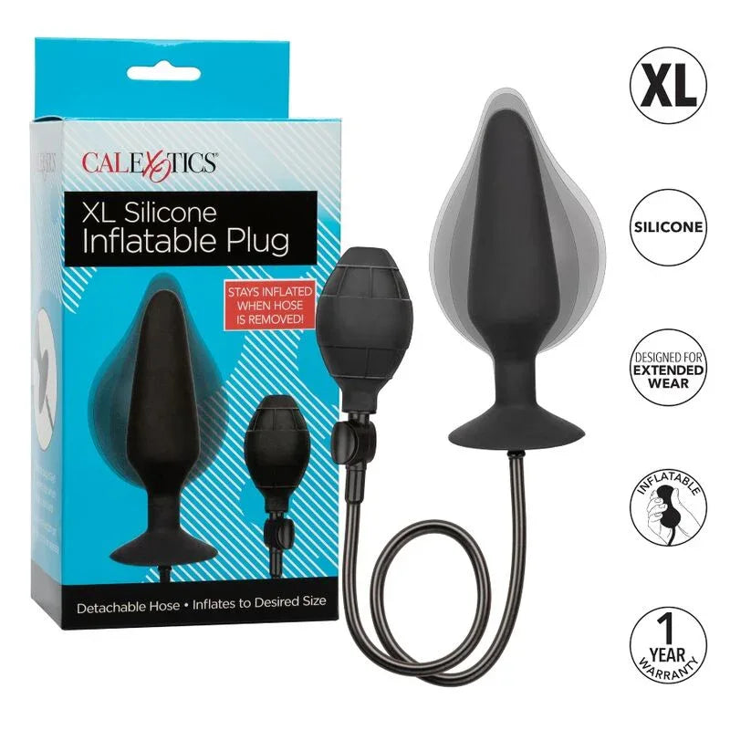 CALEXOTICS - XL SILIKON-AUFBLASBARER STECKER - Vanelion Paradise