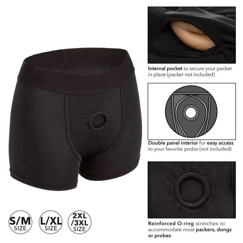CALEXOTICS - GESCHIRR IM BOXER-STIL S/M - Vanelion Paradise
